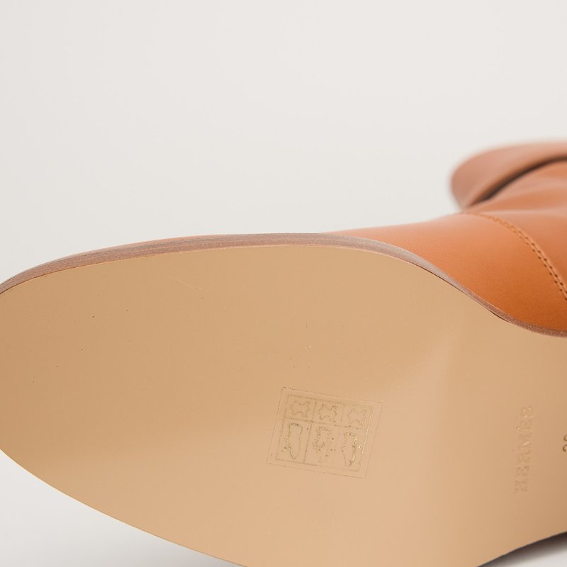 Hermès Neo ankle boot Kelly扣短靴/Naturel棕色-18