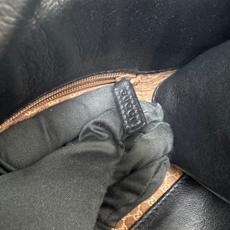 Gucci 古馳 單肩包 皮革 vintage 中古 二手-17