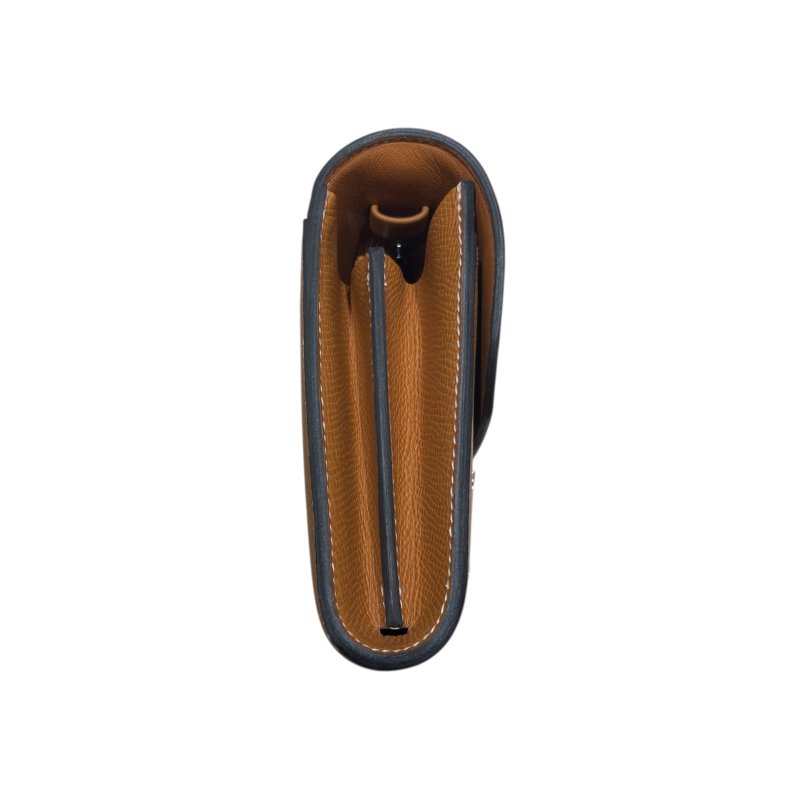 HERMES 愛馬仕 CONSTANCE TO GO 肩背手拿包 皮革 金棕 銀釦-3