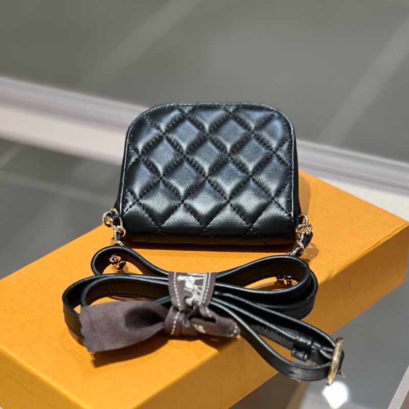 chanel香奈儿双子腰包毛呢羊皮双子星-5