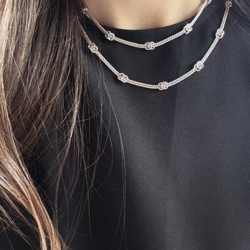Chanel 經典爆款七花銀鏈-3