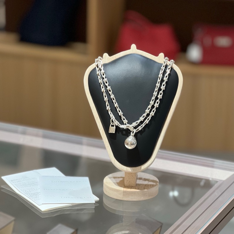 Tiffany蒂芙尼Hardwear系列925银小号缠绕式项链-0