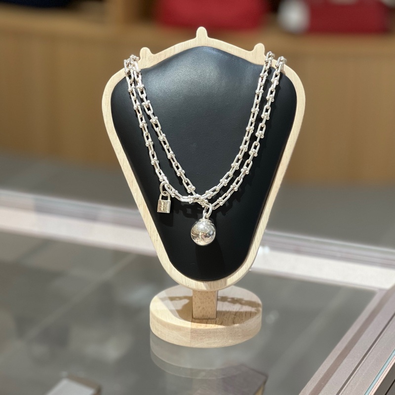 Tiffany蒂芙尼Hardwear系列925银小号缠绕式项链-1