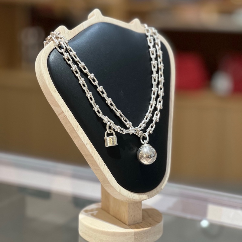 Tiffany蒂芙尼Hardwear系列925银小号缠绕式项链-2