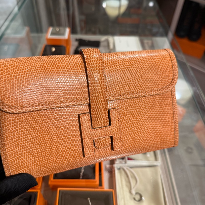 Hermes Jige clutch mini 20cm 5V Rosy Lizard 蜥蜴皮-3