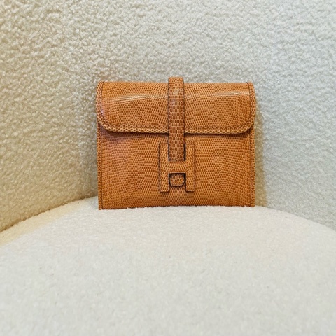 Hermes Jige clutch mini 20cm 5V Rosy Lizard 蜥蜴皮