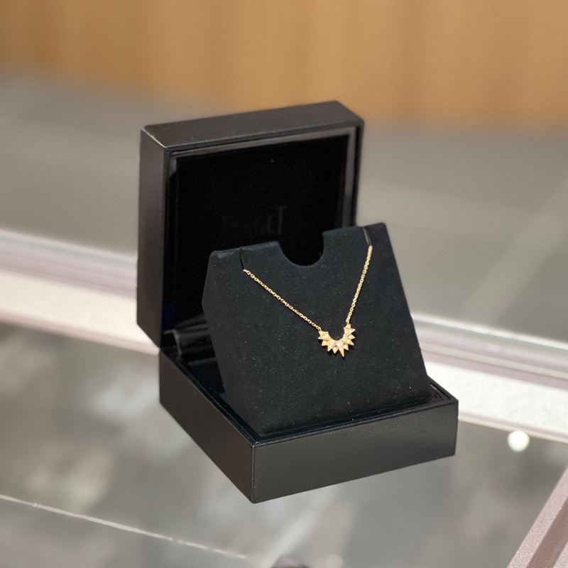 PIAGET伯爵Sunlight系列玫瑰金满钻钻石项链-1