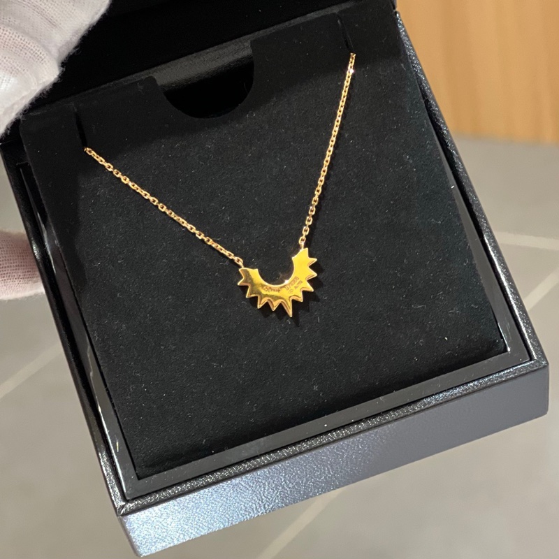 PIAGET伯爵Sunlight系列玫瑰金满钻钻石项链-3