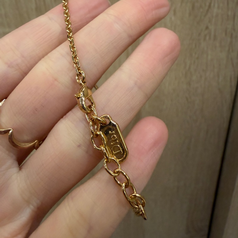 Dior 金色珍珠母貝四葉草Garden手鏈-2