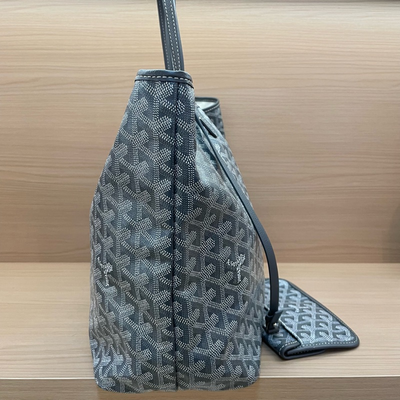 NO:C21 Goyard戈雅灰色TOTE子母包 2024年 单肩腋下包 尺寸底長34*高27* 有塵袋 無盒子-3