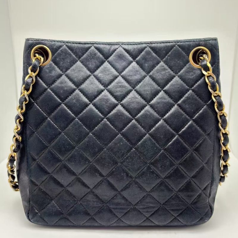 Chanel 中古黑金托特包｜單肩包｜斜揹包-3