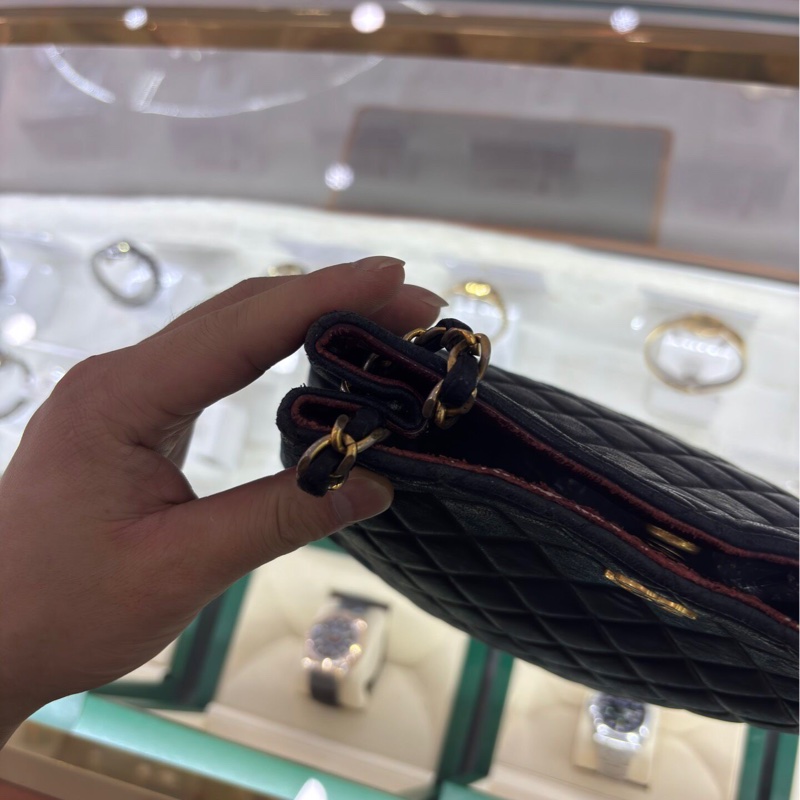 【復古有氣質✨全網最低價】Chanel 中古黑金托特包｜單肩包｜斜揹包-5