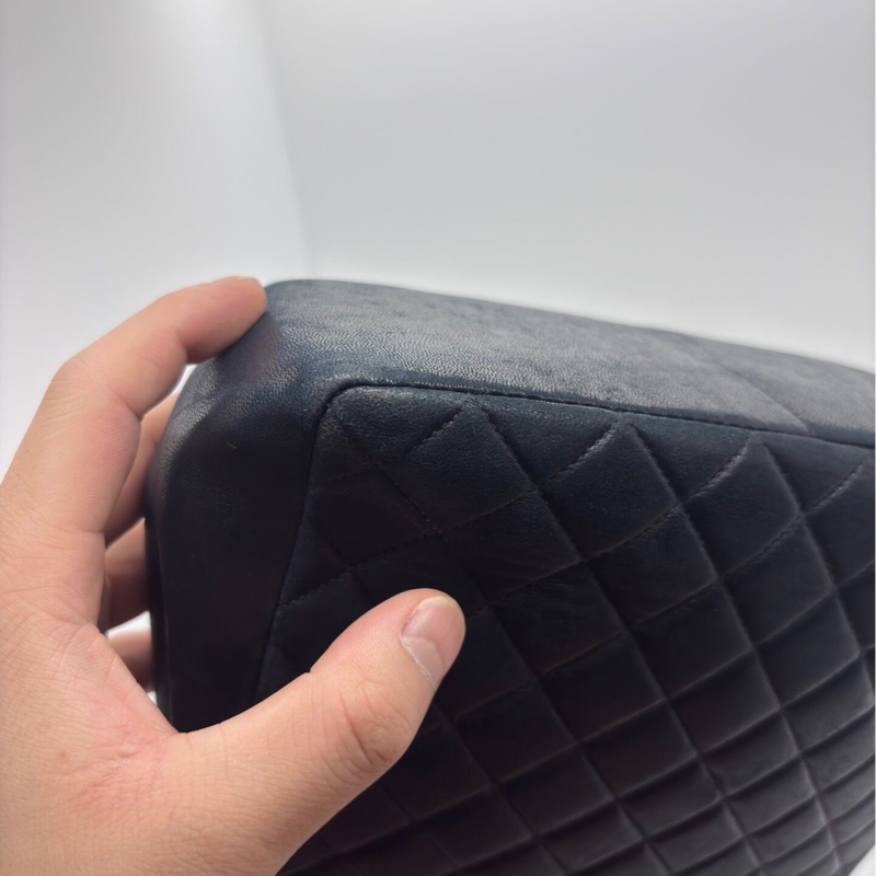【復古有氣質✨全網最低價】Chanel 中古黑金托特包｜單肩包｜斜揹包-15