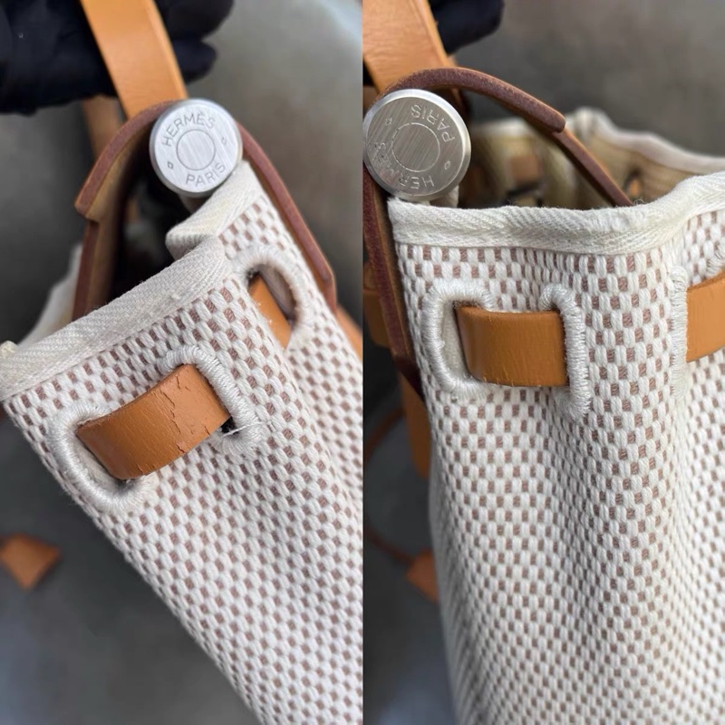 【95新 ✨ 全網最低價!】 Hermes 愛馬仕 中古 編織款herbag31單肩包斜挎包(下單前先詢問庫存❗️)-17