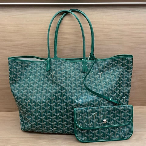 NO:C22 Goyard戈雅綠色TOTE子母包 2017年 单肩腋下包 尺寸底長34*高27* 有塵袋 無盒子