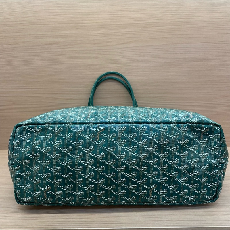 NO:C22 Goyard戈雅綠色TOTE子母包 2017年 单肩腋下包 尺寸底長34*高27* 有塵袋 無盒子-4