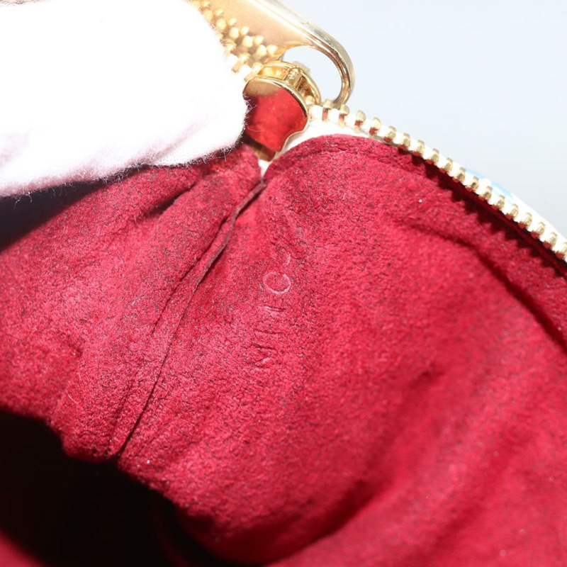 【日本直送】路易威登 Monogram Multicolor Pochette GM 手拿包 白色 M60027 正品 YKZ490A-10