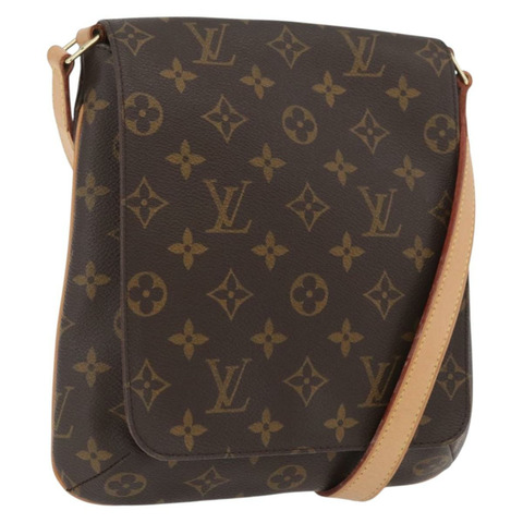 路易威登 Monogram Musette Salsa 短版肩背包 M51258 LV Auth ka3390V