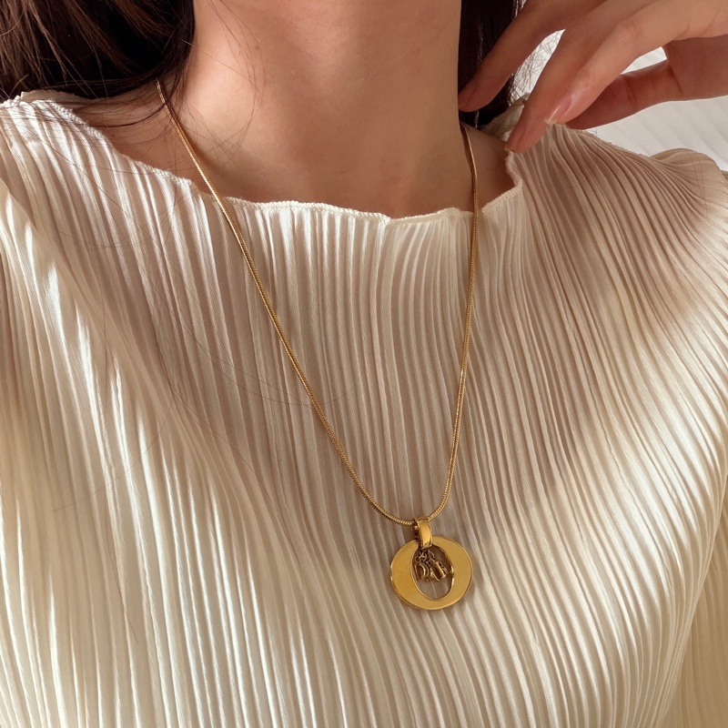 Christian Dior DIOR 字母長項鏈 迪奧 毛衣鏈-1