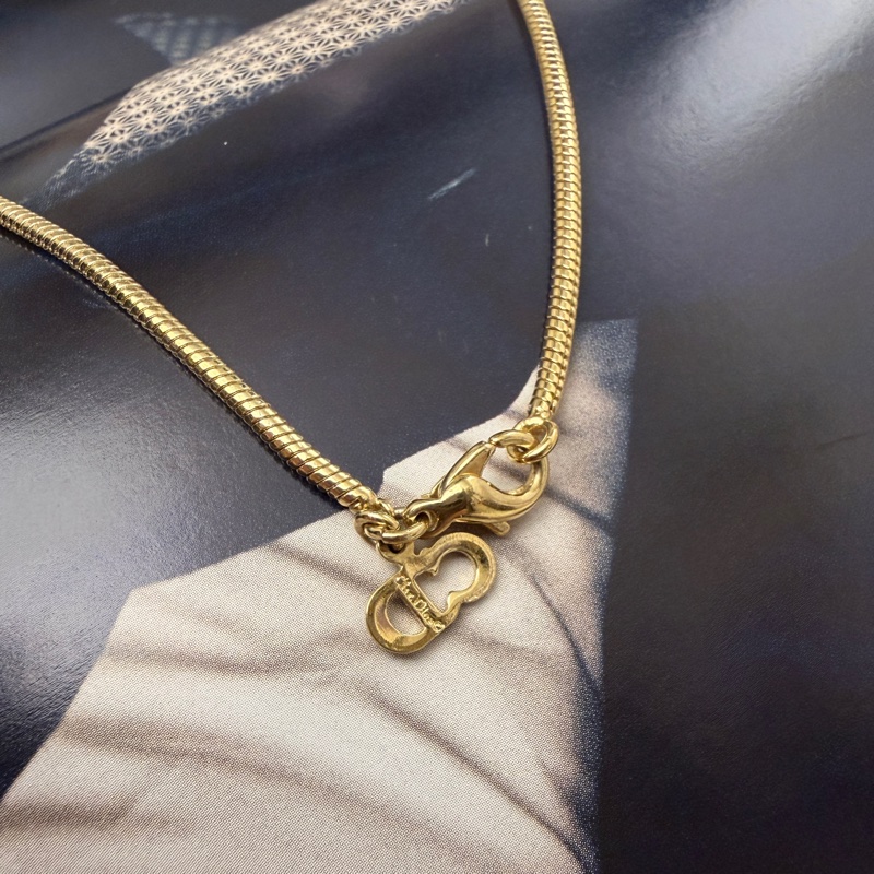 Christian Dior DIOR 字母長項鏈 迪奧 毛衣鏈-8