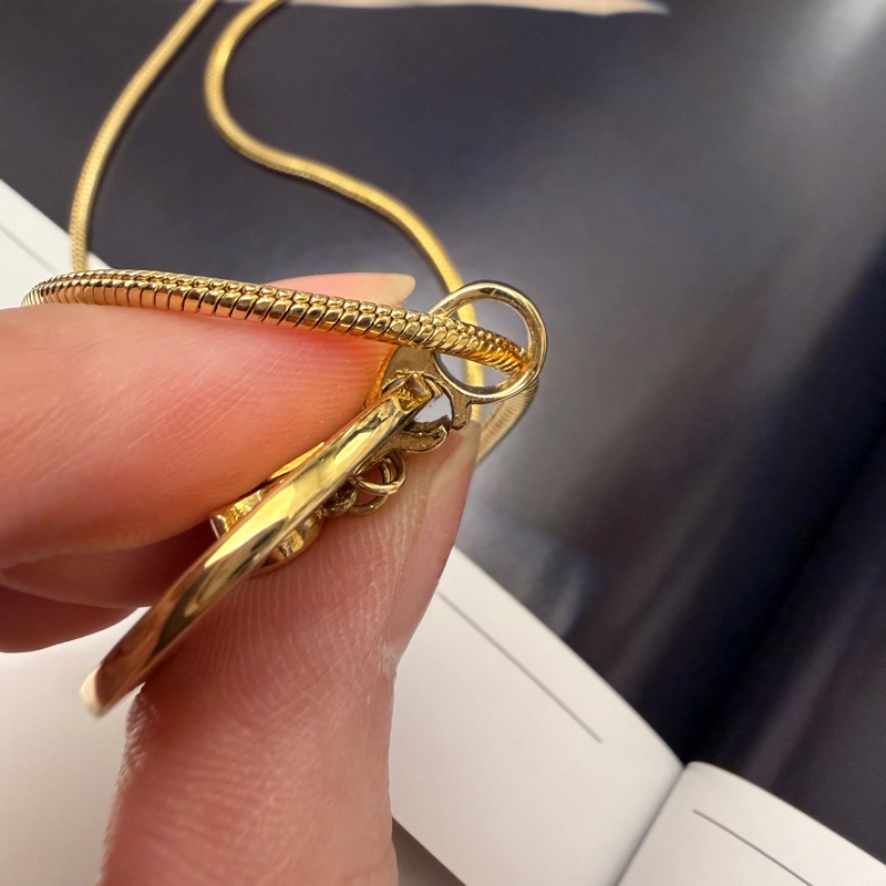 Christian Dior DIOR 字母長項鏈 迪奧 毛衣鏈-12