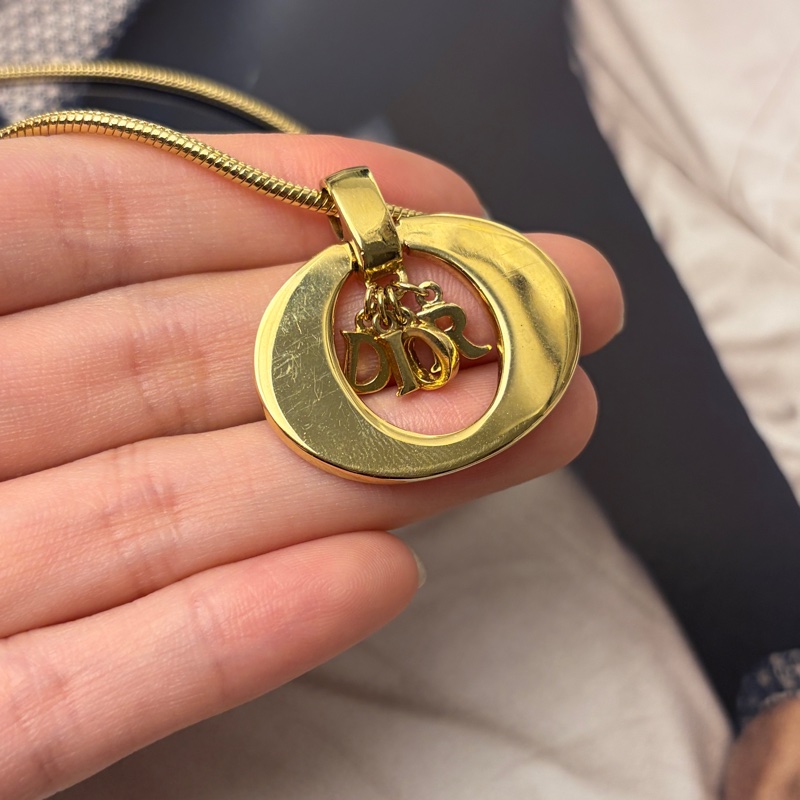 Christian Dior DIOR 字母長項鏈 迪奧 毛衣鏈-15