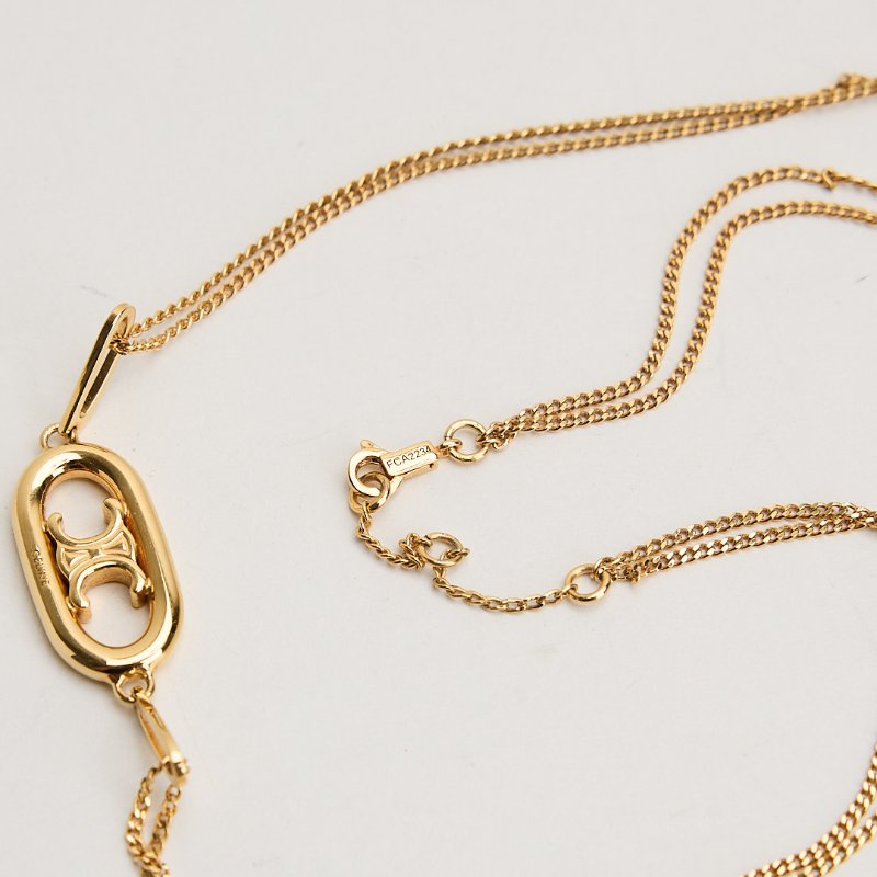 二手Celine 經典凱旋門項鍊-1