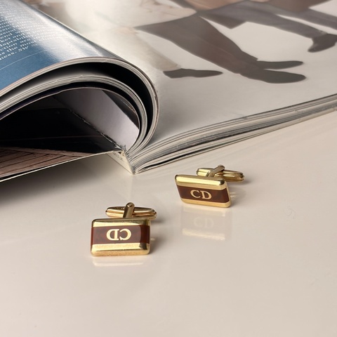 迪奧 Christian Dior 䄂扣 Cufflinks 䄂口鈕 男士西裝配件