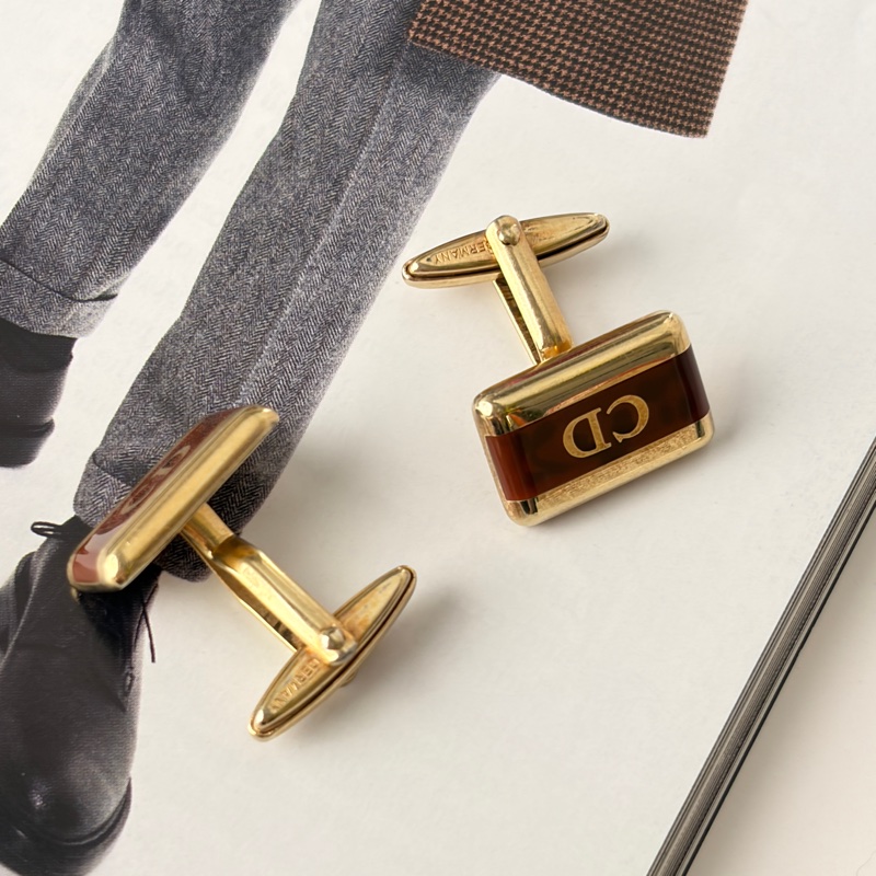 迪奧 Christian Dior 䄂扣 Cufflinks 䄂口鈕 男士西裝配件-1