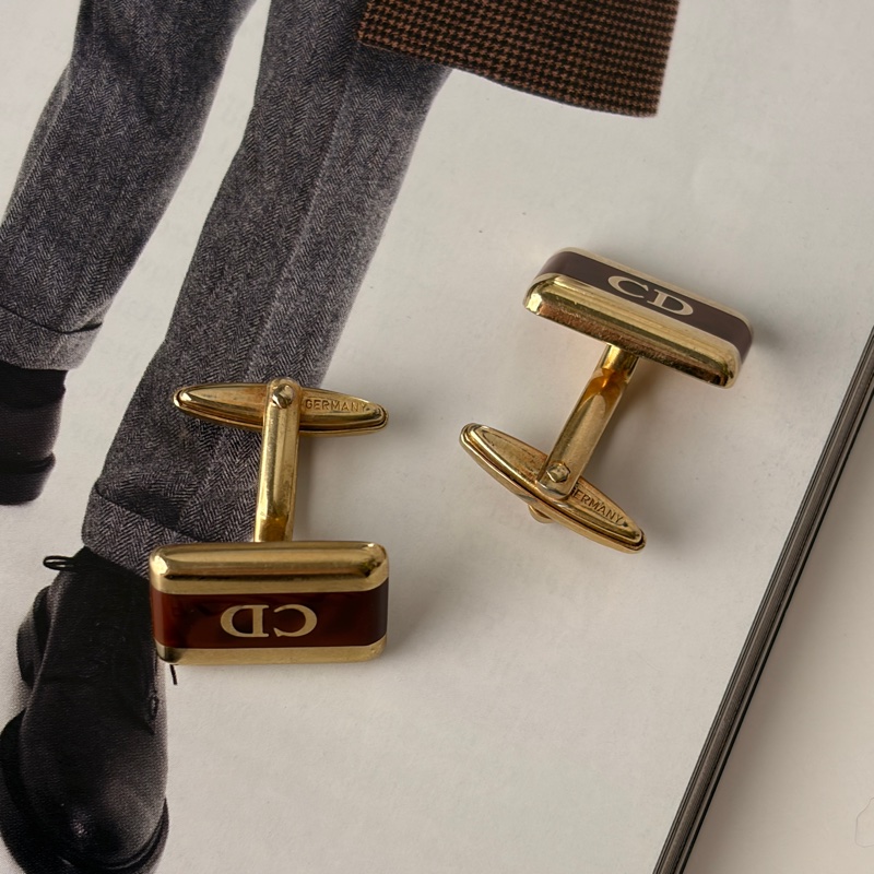迪奧 Christian Dior 䄂扣 Cufflinks 䄂口鈕 男士西裝配件-2