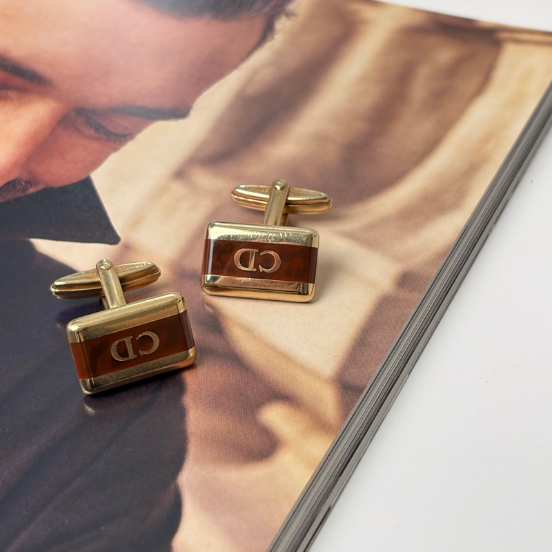 迪奧 Christian Dior 䄂扣 Cufflinks 䄂口鈕 男士西裝配件-3