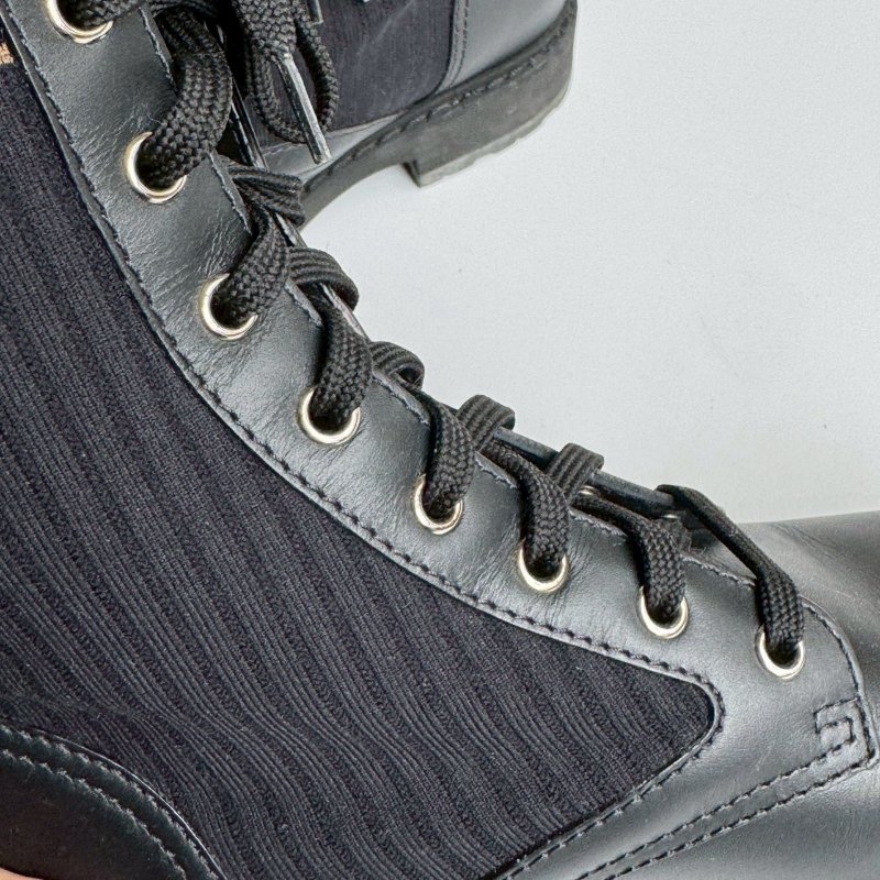 💥超顯腿細 Fendi 黑色個性短靴-7