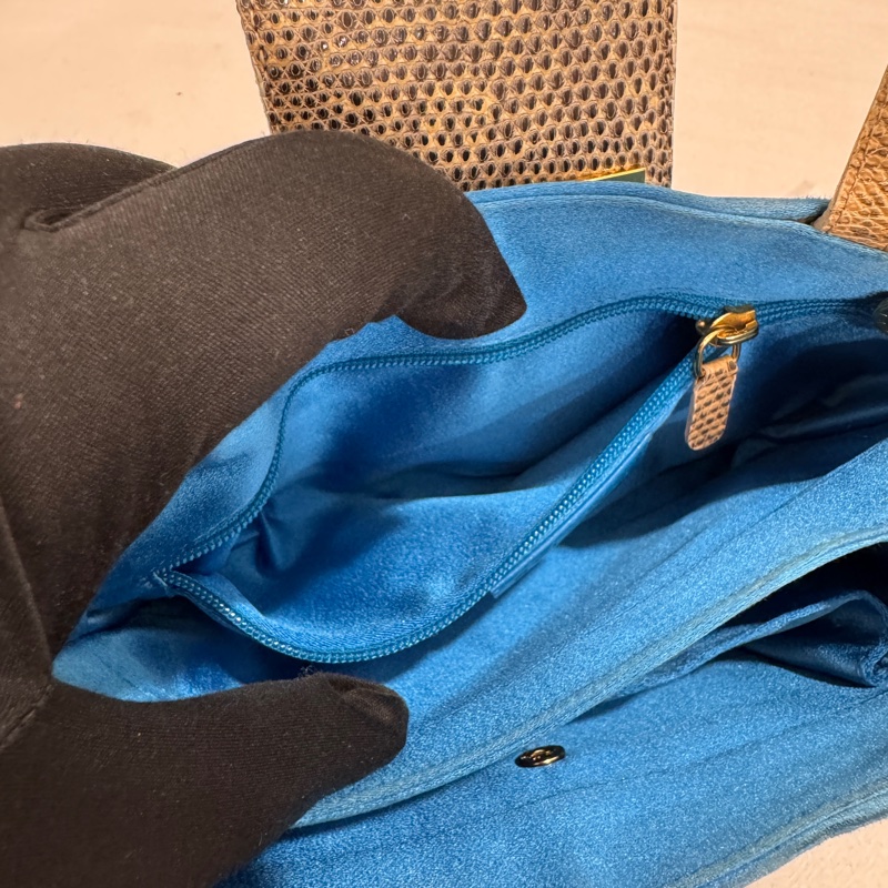 BVLGARI 寶格麗 絲綢緞面肩背包 中古 二手 vintage-15