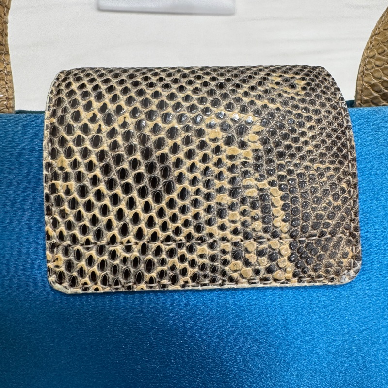 BVLGARI 寶格麗 絲綢緞面肩背包 中古 二手 vintage-22