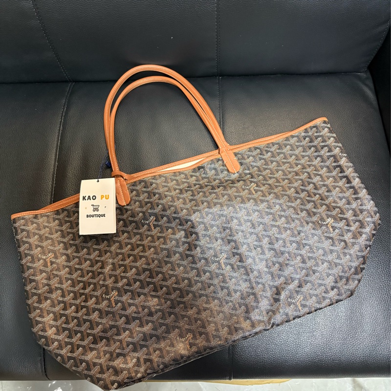 Goyard 焦糖色 Saint Louis Tote Bag GM-0