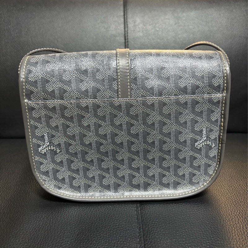 Goyard 灰色Belvedere郵差單肩包PM-1