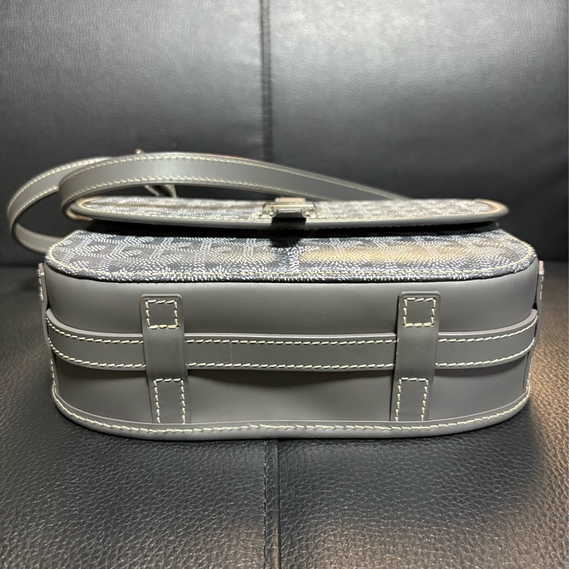 Goyard 灰色Belvedere郵差單肩包PM-2