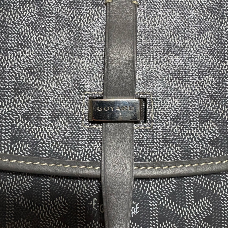 Goyard 灰色Belvedere郵差單肩包PM-3