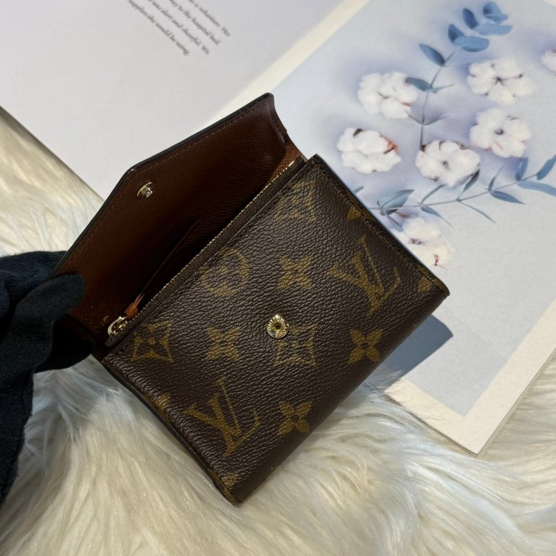 LV Victorine 三折短夾(咖啡) 晶片-2