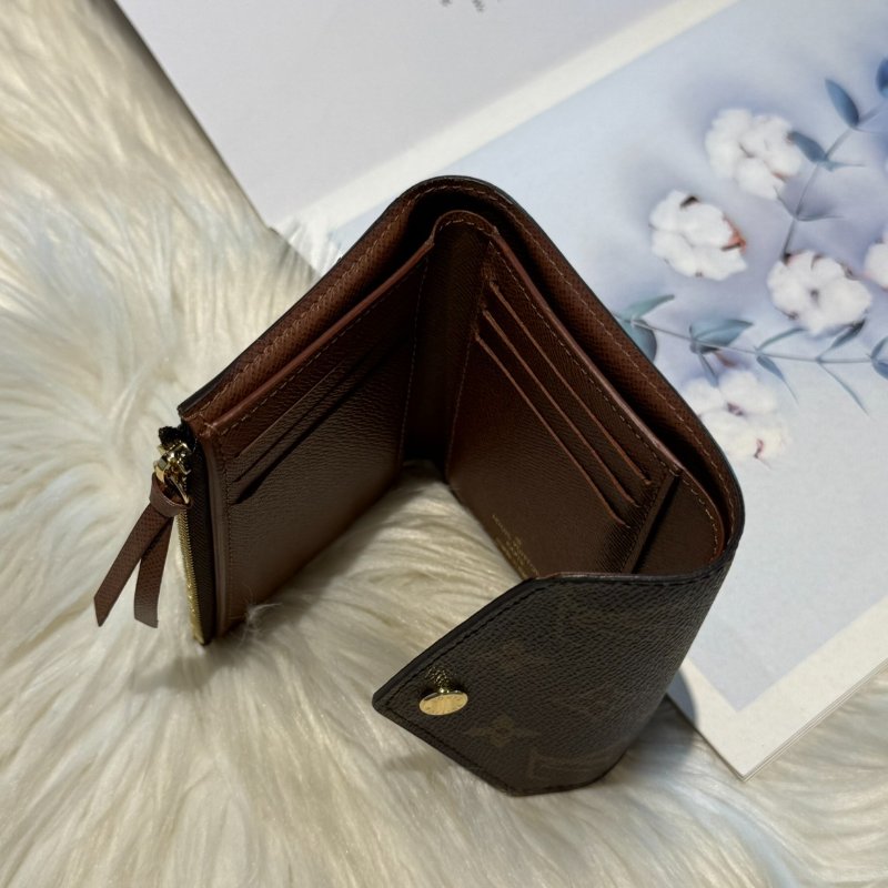 LV Victorine 三折短夾(咖啡) 晶片-5