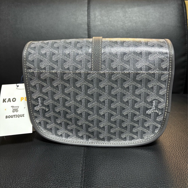 Goyard 灰色Belvedere郵差單肩包PM-1