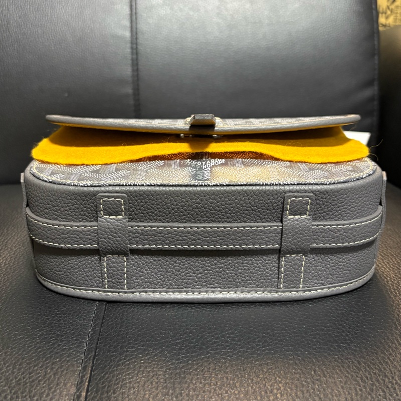 Goyard 灰色Belvedere郵差單肩包PM-2