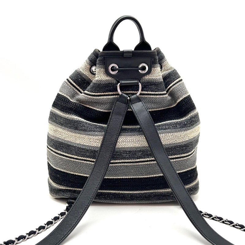 CHANEL沙灘抽繩後背包29*31*12 98新配件塵袋-6