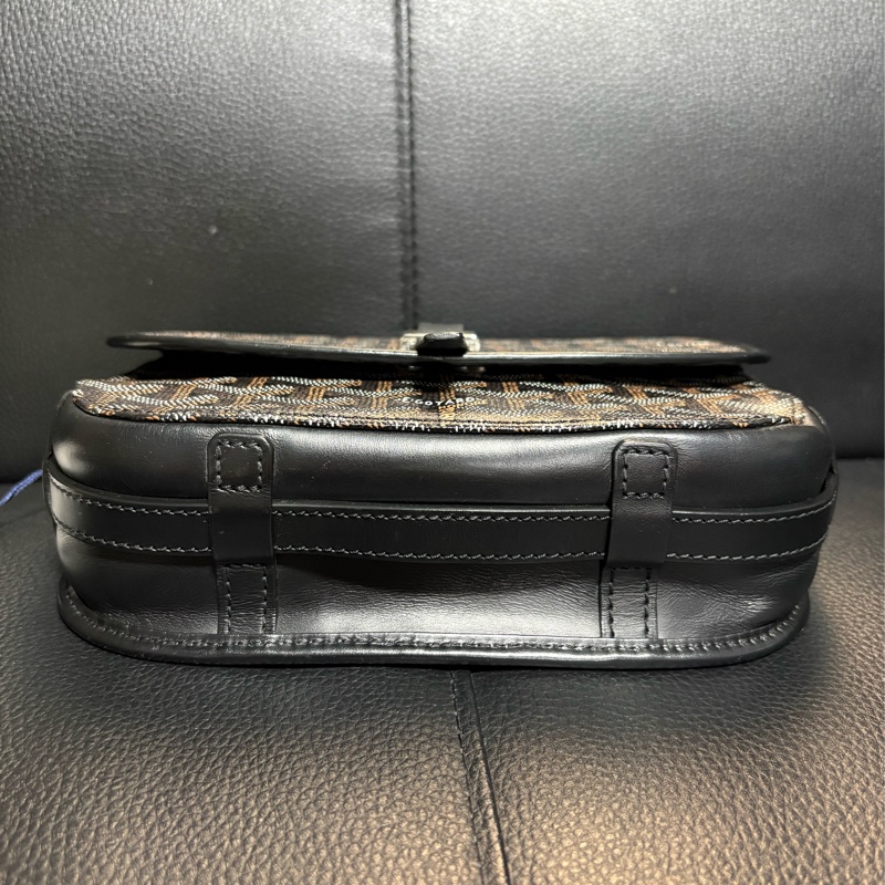 Goyard 黑色 Belvedere 郵差單肩包PM-2