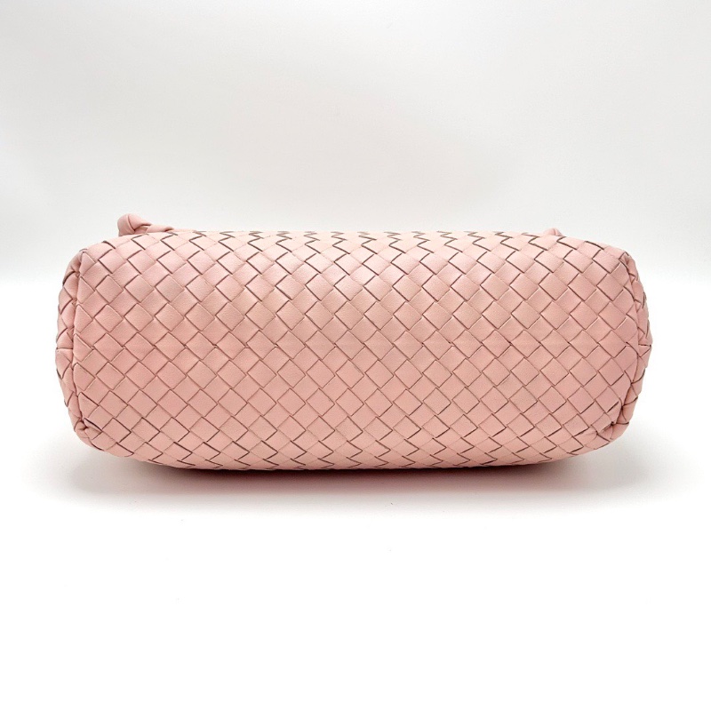 BV 粉色經典編織oIimpia手提腋下包29*20*10 98新配件塵袋-4