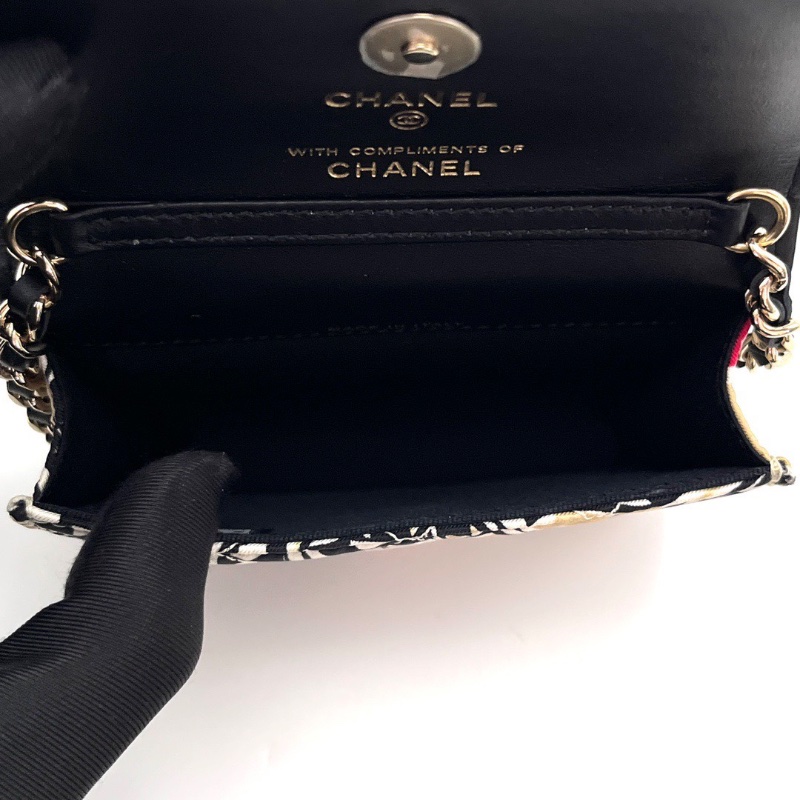 CHANEL塗鴉小廢包 12*9*3 99新配件盒子塵袋-2
