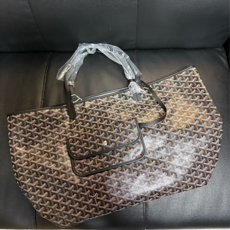 Goyard 黑色Saint Louis Tote Bag GM-0