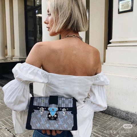 LV 限定款霓虹幻影硬盒子肩背斜背包20*12.5*6 99新配件盒子 塵袋