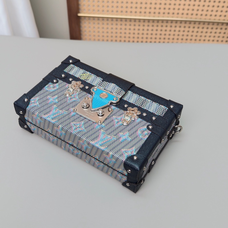 LV 限定款霓虹幻影硬盒子肩背斜背包20*12.5*6 99新配件盒子 塵袋-5