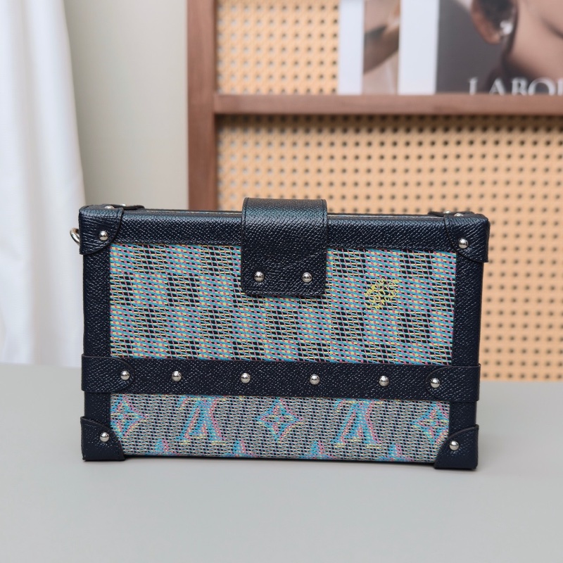 LV 限定款霓虹幻影硬盒子肩背斜背包20*12.5*6 99新配件盒子 塵袋-6